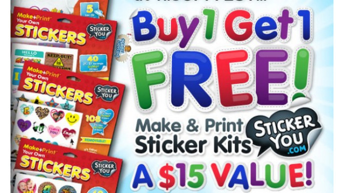 Mastermind Toys: BOGO Free on StickerYou Make+ Print Kits