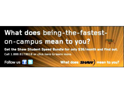 Shaw Canada: $36 Shaw Student Speed Bundle $36 (Value $84.90)