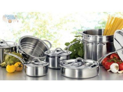 Sears Canada: Heritage 12 Piece Stainless Steel Cookware Set - Save $400