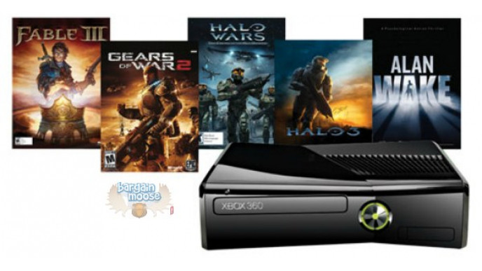 Best Buy Canada: XBOX 360 250 GB, with 5 free games - $269.99