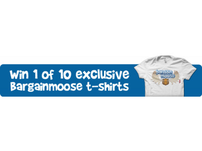 Bargainmoose 3rd Birthday - Win 1 of 10 exclusive Bargainmoose t-shirts!