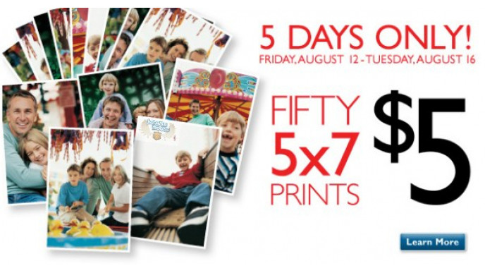 Blacks Canada: 50 5x7 Prints for $5! 