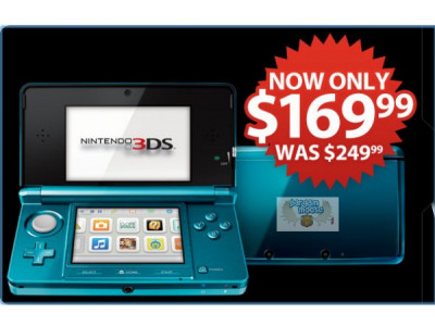 Nintendo 3DS Now $169.99 (Was $249.99)