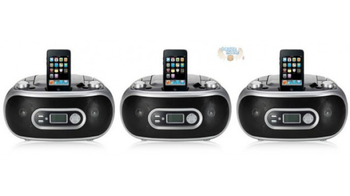 The Source: Centrios Locomotion Boombox With iPod Dock - 43% Off