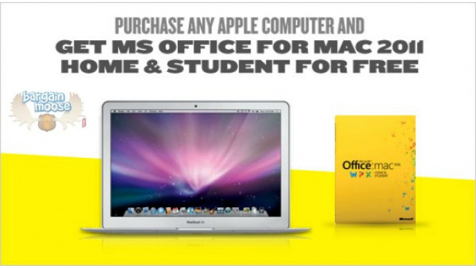 Best Buy: Free MS Office For Mac 2011 With Apple Computer Purchase