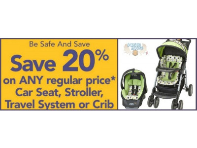Babies R Us: Save 20% Off Car Seats, Strollers, Travel Systems Or Cribs With Trade In