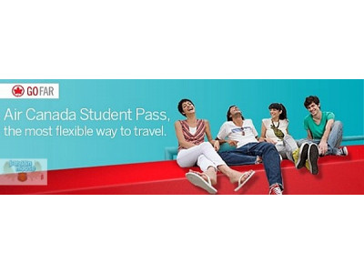 Air Canada Student Pass: Buy A 6 Flight Pass Starting at $156 Per Flight