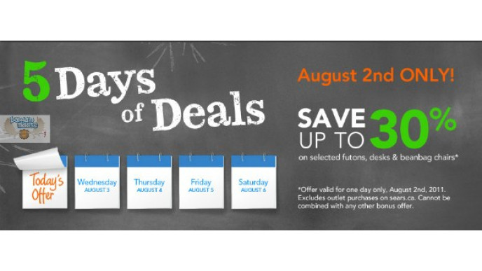 Sears Canada: 5 Days of Deals