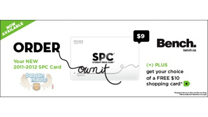 Student Price Card 2011-2012