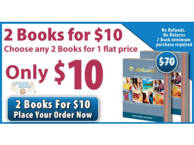 Entertainment Book: 2 for $10