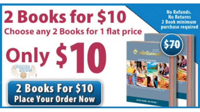 Entertainment Book: 2 for $10