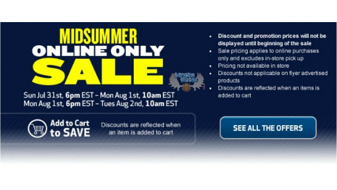 Best Buy: Midsummer Online Only Sale