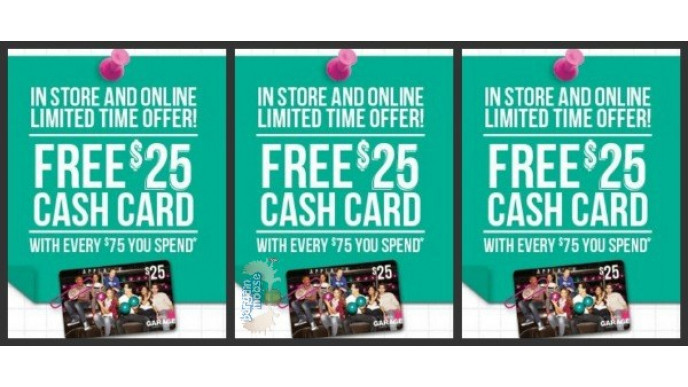 Garage Canada: $25 Gift Card With Purchase & BOGO 50% Tops