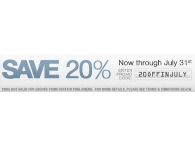 Sony Reader Store: 20% Off ebook Coupon Code