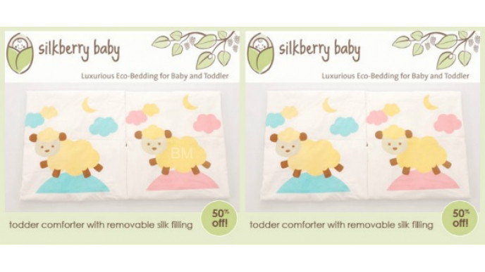 Cuddle of The Week: Silkberry Baby Toddler Duvet 50% Off