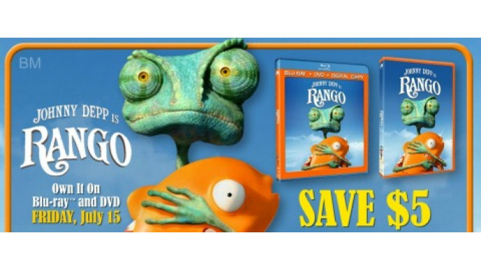 Rango: $5 Off Blu-Ray or DVD Printable Coupon