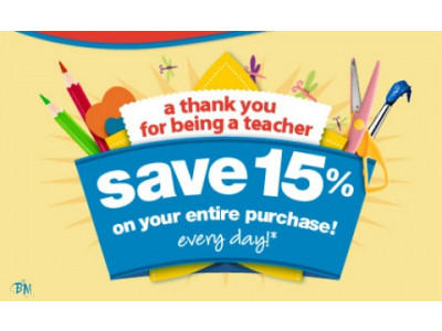 Michaels: Teachers Receive 15% Off Every Day