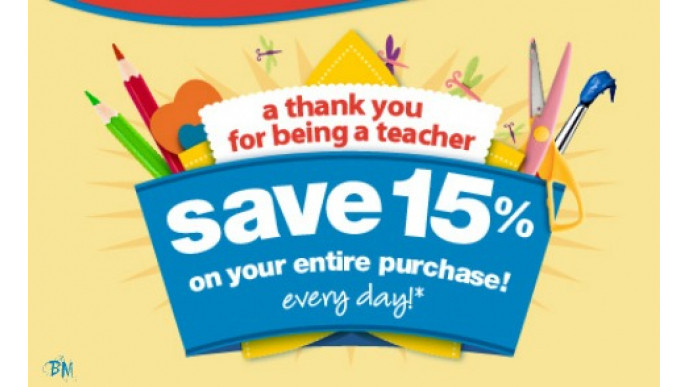 Michaels: Teachers Receive 15% Off Every Day