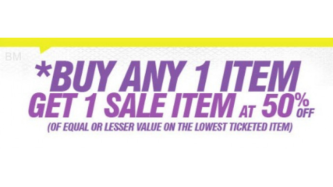 Bench Canada: Buy 1 Get a Sale Item 1/2 Price