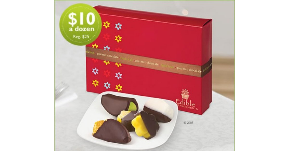 Edible Arrangements Canada 10 Box Of Dipped Fruit
