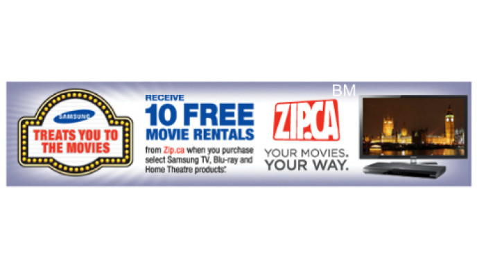 The Source Canada: 10 Free Movie Rentals with Select Samsung Purchases