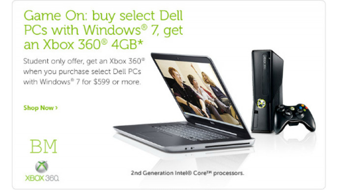 Dell Canada: Buy a Dell Get a Free XBOX - For Students