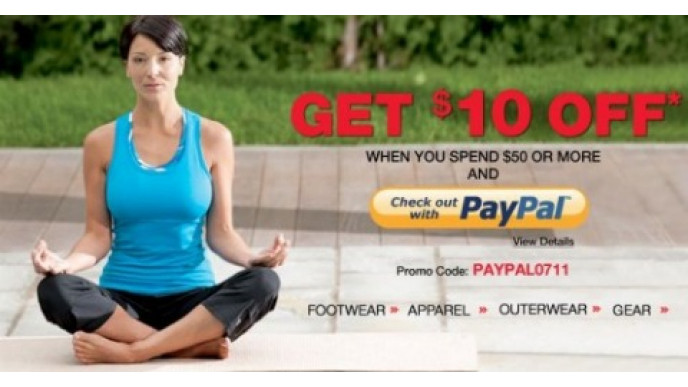 Sportchek Canada: Save $10 off $50 When You Pay With PayPal