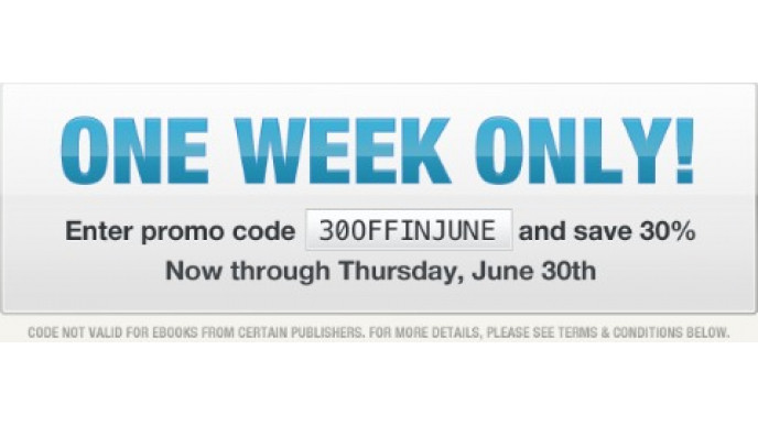 Sony Reader Store Coupon Code: Save 30% Off One eBook