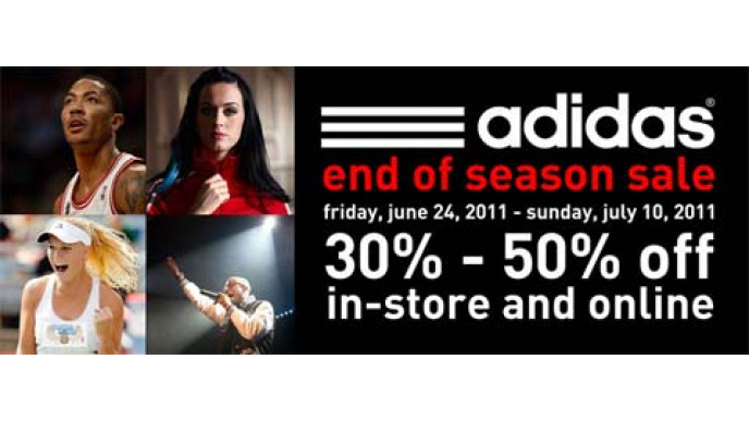 Shopadidas.ca End Of Season Sale (30% To 50% Discount)