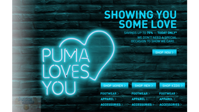 TODAY ONLY: 75% Sale @ Puma.ca