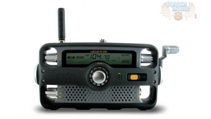  Eton Fr1000 Hand Cranked Radio Was $130 Now $50 @ TheSource.ca