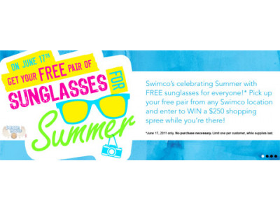 Swimco Canada: Free Sunglasses