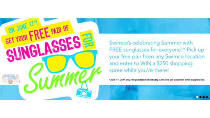 Swimco Canada: Free Sunglasses