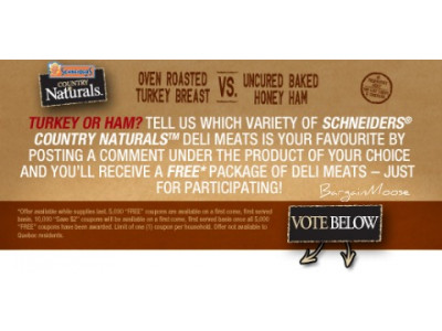 Facebook Freebie: Free Package Of Schneiders Deli Meats