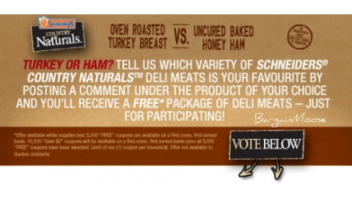 Facebook Freebie: Free Package Of Schneiders Deli Meats