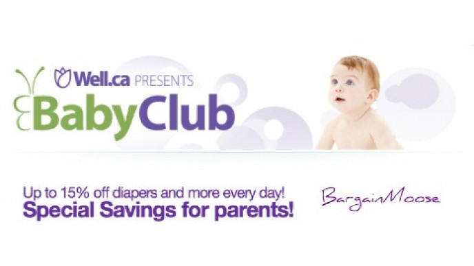 Well.ca Baby Club: Free Sign Up & Save Up To 15% Off Select Baby Items