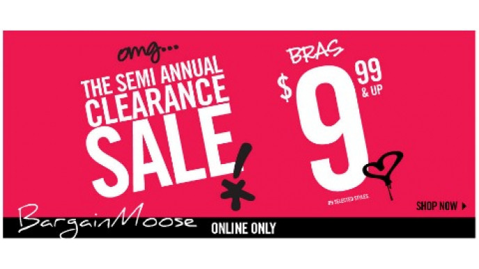 La Senza Canada Semi Annual Sale: Bras $9.99