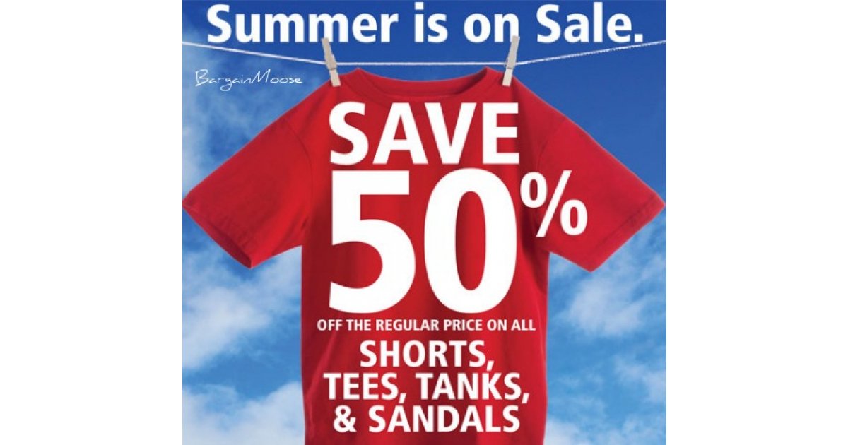 Mark's Work Warehouse Summer Sale Save 50 Off Shorts, Tees, Tanks And