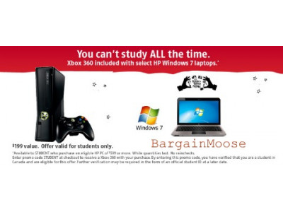 Future Shop / Best Buy Canada: Free Xbox 360 4GB Console With Select Laptops