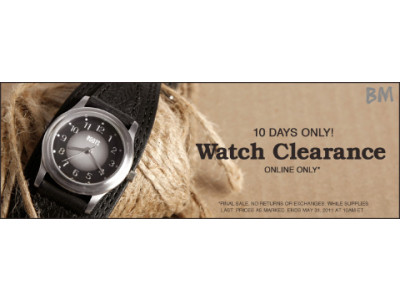 Roots Canada: Up to 50% Off Watches