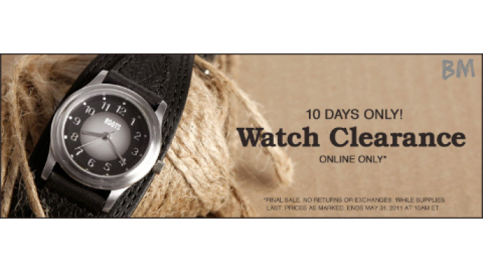 Roots Canada: Up to 50% Off Watches