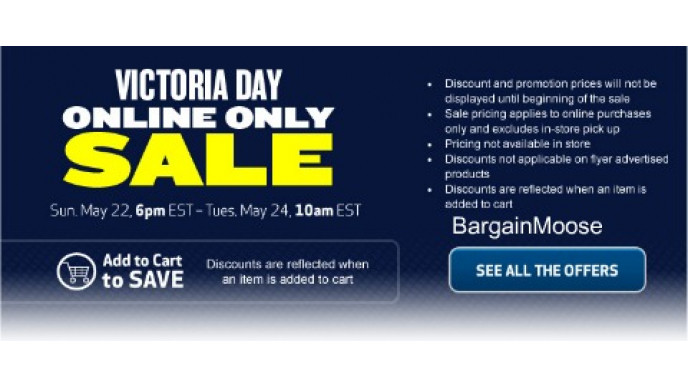 Best Buy Canada: Victoria Day Online Sale