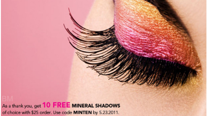 ELF Cosmetics: 10 Free Eyeshadows with $25 Purchase ($30 value)