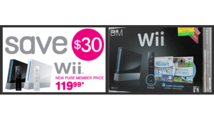 Nintendo Wii - Only $119.99