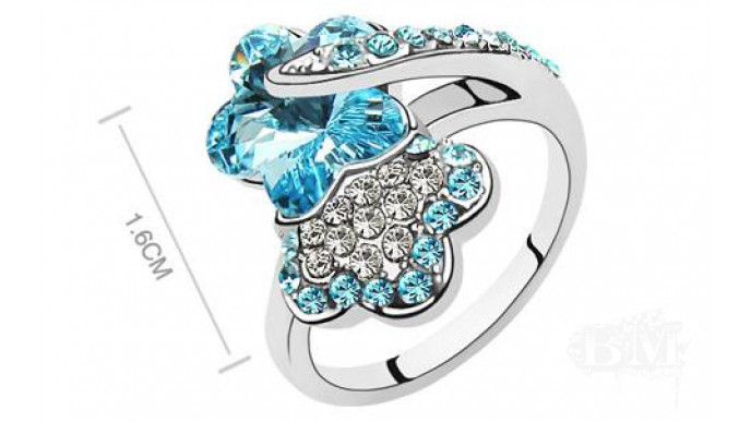 eBay: TABS Its Spring Austrian Crystal Rings $16.95