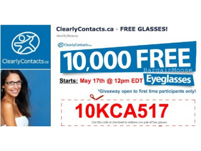 Canadian Freebies: Clearly Contacts Canada Free Glasses Giveaway