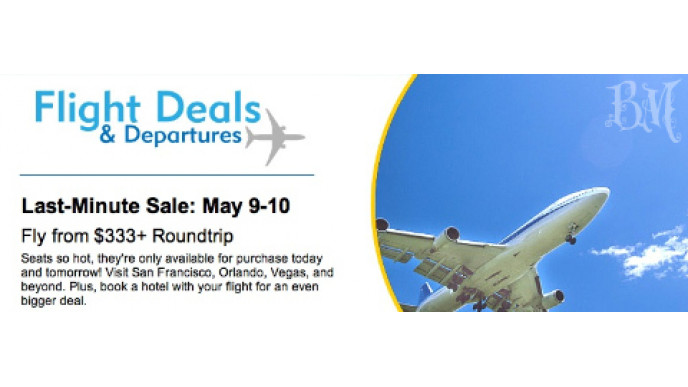 Expedia Canada: Seat Sale + No Booking Fees