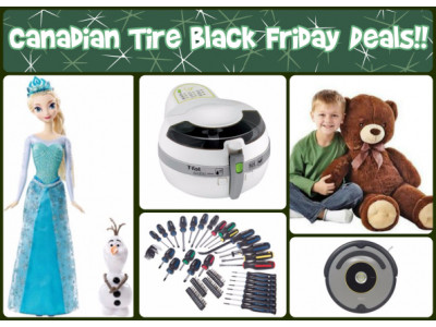 Canadian Tire Black Friday 2015 Sale Now LIVE!