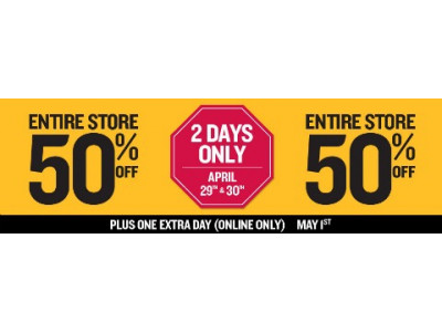 Please Mum Canada: 50% Off Entire Store