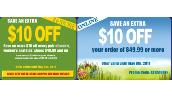 Shoe Company Canada: Save $10 Off $49.99 